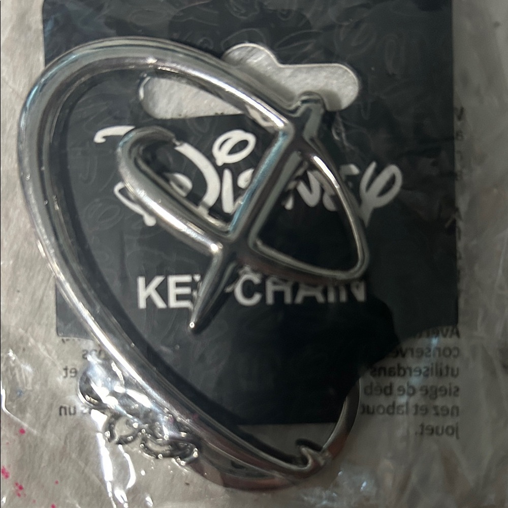 Disney Metallic Silver Key Holder